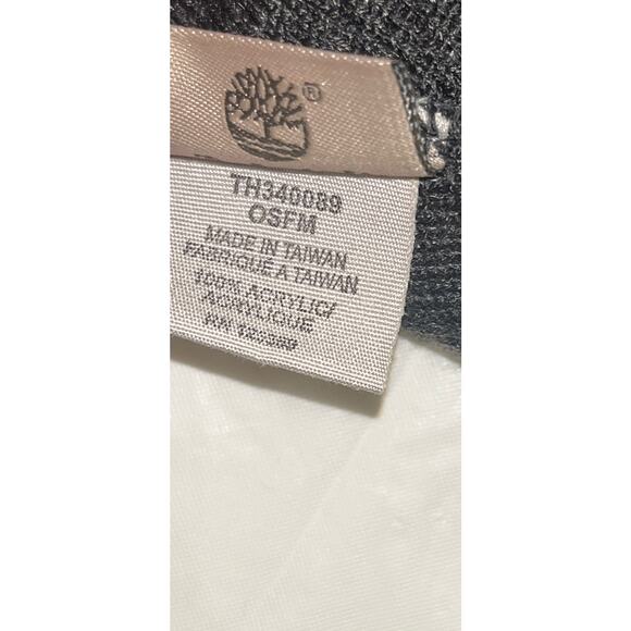 Timberland Heathered Knit Cuff Hat  TH340089 100% Acrylic - OSFM  -Charcoal - Picture 9 of 9